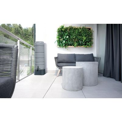 2. RAINWATER TANK SET 110L VUELTA SMOOTH GRAY