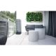 2. RAINWATER TANK SET 110L VUELTA SMOOTH GRAY