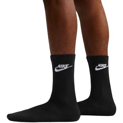 4. Nike Everyday Elevated Socks 3 Pairs Black IH8522 902