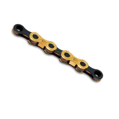 KMC Chain X12 126 links Ti-N gold black BOX