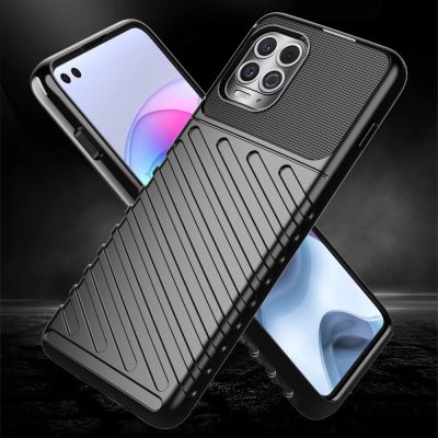 2. Thunder Case Flexible Tough Rugged Cover TPU Case for Motorola Moto G100 / Edge S black