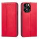 Magnet Fancy Case case for iPhone 14 Plus flip cover wallet stand red