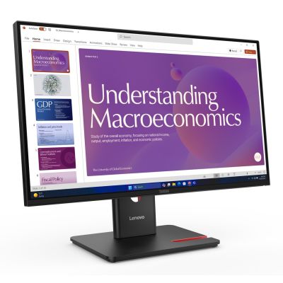 17. Lenovo ThinkVision T24D-40 Computer Monitor 60.5 cm (23.8") 1920 x 1080 px Full HD LCD Black