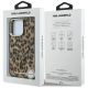 8. Karl Lagerfeld IML Leopard Pattern MagSafe Case for iPhone 16 Pro Max - Brown