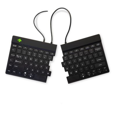 17. R-Go Tools Ergonomic R-Go Split Break v2 Keyboard with Break Software, QWERTY_US, Wired, Black