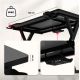 7. Huzaro Hero 2.4 RGB Black Gaming Desk