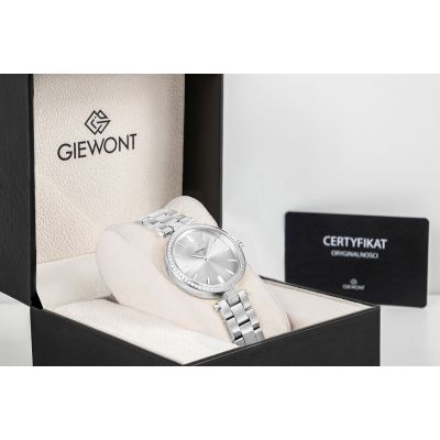 8. Giewont Sapphire Silver Women's Watch GW9890-B1