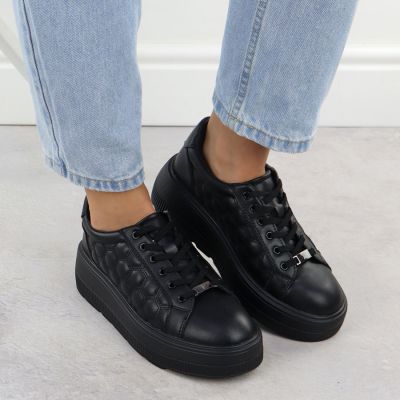 6. Filippo W DP7285 PAW639A quilted platform shoes