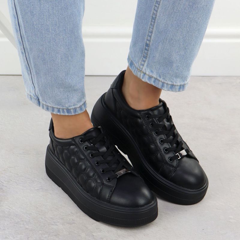 6. Filippo W DP7285 PAW639A quilted platform shoes