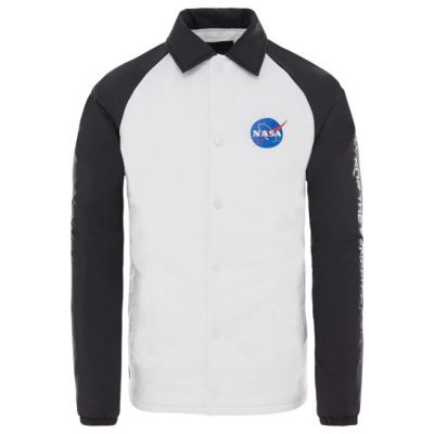 Vans X Space Voyager NASA Torrey Padded MTE Men's Jacket White/Black - VN0A3HXZWUZ
