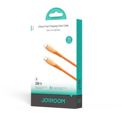 5. Joyroom S-A59 Vibrant Series 30W USB-C - Lightning cable 1.2m - orange