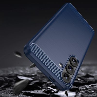 4. Carbon Case for Samsung Galaxy S25+ - Blue
