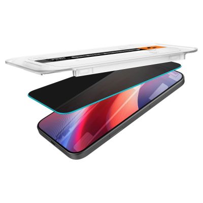 11. Spigen Glas.tR EZ Fit Privacy Tempered Glass for iPhone 16 Pro / 17 / 17 Pro - 2 pcs.
