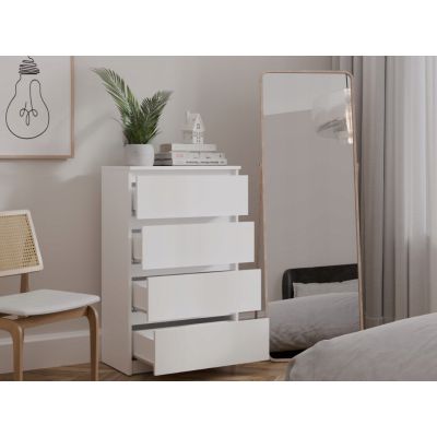 7. Malwa Chest of Drawers M4/60 WHITE
