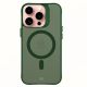 21. 3mk Smoke MagCase for iPhone 16 Pro Max - Green-Translucent