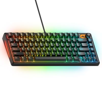 3. Glorious Gaming GMBK 75% USB QWERTY US English Keyboard Black