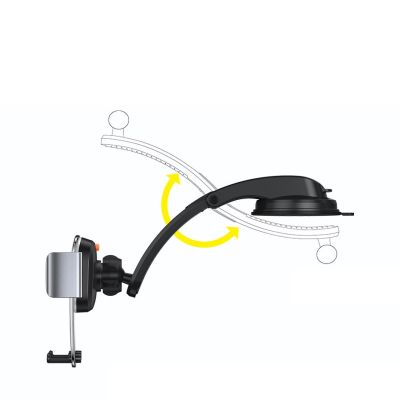 19. Baseus 2in1 car holder for cockpit and ventilation grille black (SUYK000001)