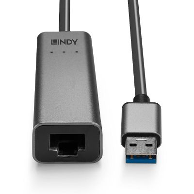 4. Lindy 43313 Gender Changer / Cable USB-A RJ-45 Silver