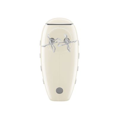 5. Smeg HMF01CREU hand mixer in cream with a retro 1950s style.