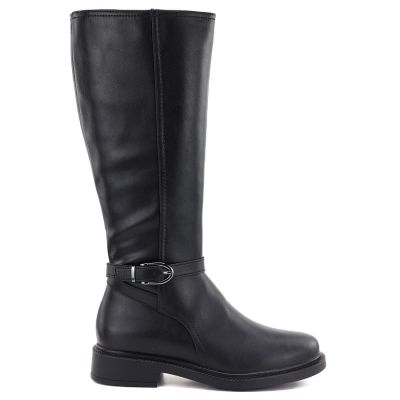2. Sergio Leone KZ-32-S black leather women's boots