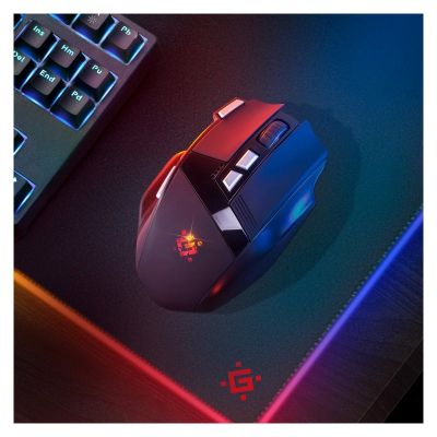 9. DEFENDER MOUSE GM-885 KNIGHT RF WIRELESS 3200dpi 8P BLACK