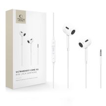 Tech-Protect Ultraboost Core G2 Mini Jack Headphones - White