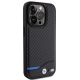 4. BMW Leather Carbon case for iPhone 15 Pro - black