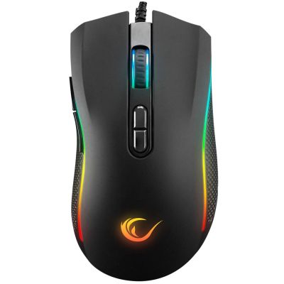 RAMPAGE Gaming Mouse SMX-R44 V2 MACRO BLACK 12800 DPI RGB LED