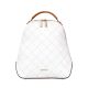 2. Puccini Monogram Collection Women's Backpack Bag White - BLXP0011P-0