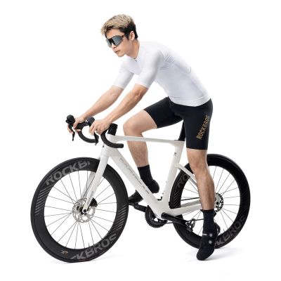 4. Rockbros 15200025 Short Sleeve Cycling Jersey Size XXL - White