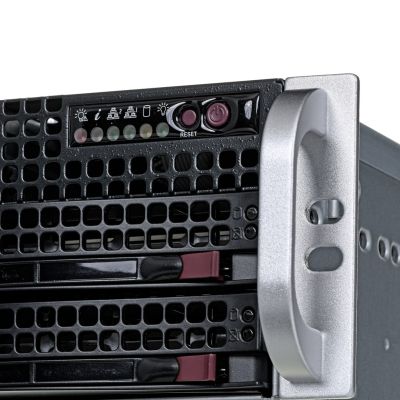 4. SUPERMICRO CSE-825TQC-R802LPB SERVER CHASSIS (Black 2U SC825TQC SAS3 LP Chassis w/ Red. 800W PWS)
