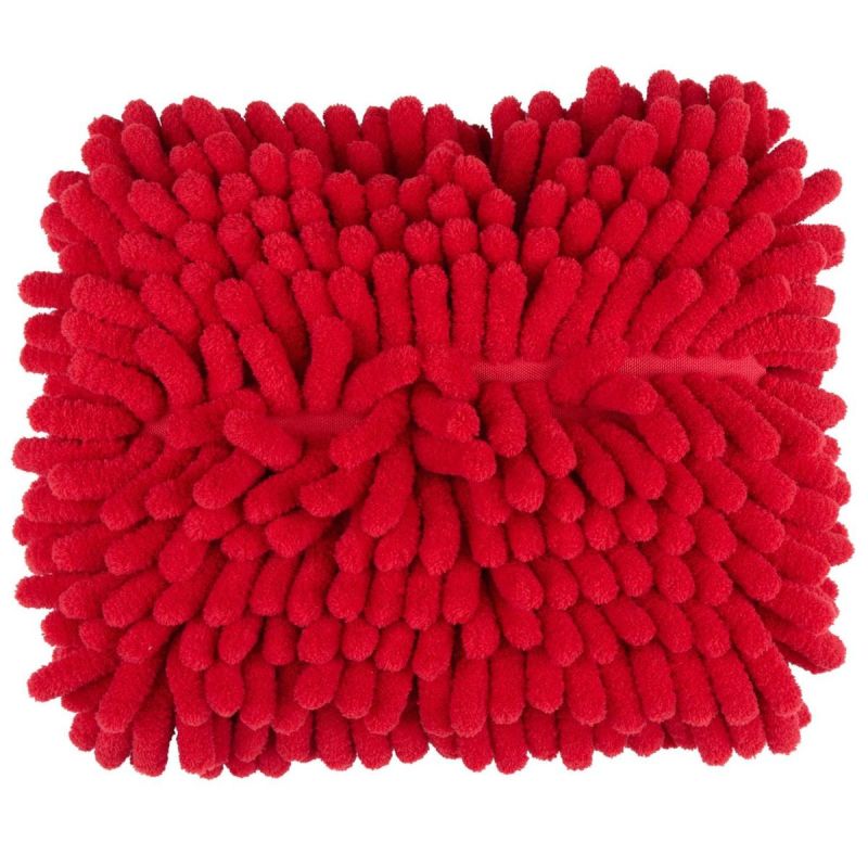 8. MICROFIBER CHENILLE WASHING CLOTH 18X4X24CM DIRT DEVIL RED