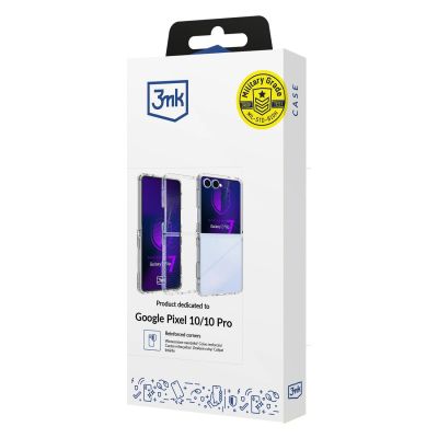 8. 3mk Armor Case for Samsung Galaxy Z Flip 7 - Transparent