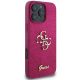 4. Guess Glitter Script Big 4G iPhone 16 Pro Case - Purple