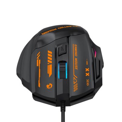 7. Wozinsky WMGK-1179W Wired Optical Gaming Mouse 7200 DPI with Backlight - Black