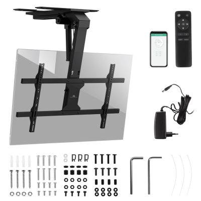 3. Maclean electric TV mount, ceiling mount, Tuya compatible, max. VESA 800x400, for TV 43-86", max. 45kg, MC-110 T