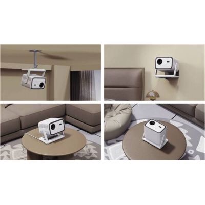 9. Wanbo Vali 1 Projector White, Full HD, 900 ANSI, Android TV 11, Gimbal