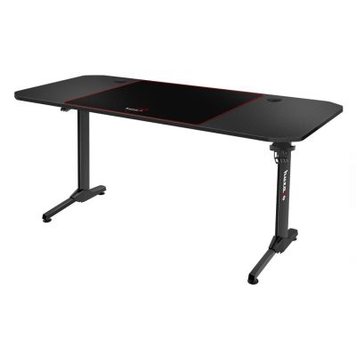 4. Huzaro Hero 4.7 Black Gaming Desk