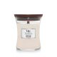 Medium candle WHITE TEAK WOODWICK