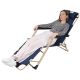 2. GARDA MULTI-POSITION TRAVEL CHAIR WITH HEADREST NAVY BLUE - BEIGE