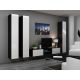 4. VIGO full display cabinet '180' 180/40/30 black/white half