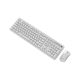 4. GEMBIRD WIRELESS SLIM PRO BUSINESS DESK KEYBOARD + MOUSE SET, WHITE, US LAYOUT