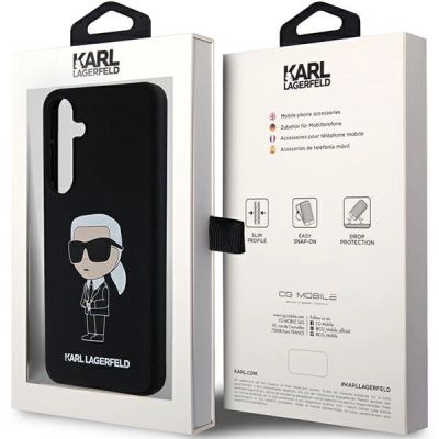 8. Karl Lagerfeld Silicone Ikonik case for Samsung Galaxy S24 - black