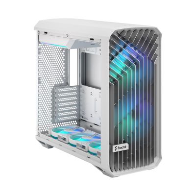 13. Fractal Design Torrent White RGB TG Clear case