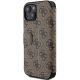 6. Guess 4G Big Metal Logo Case for iPhone 13 / 14 / 15 - Brown