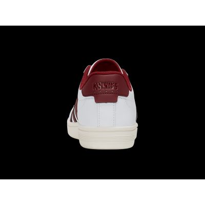 4. K-swiss sneakers COURT TIEBREAK II WHITE/TIBETAN RED/SNOW WHITE-M (04413-152-M)