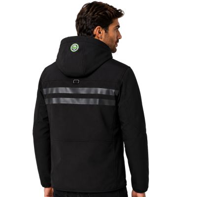 7. Men’s softshell jacket Geographical Norway ROYAUTE MEN ASS A BS2 056 (WT1804H/GN-BLACK / GREEN)
