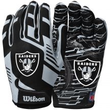 Wilson NFL Stretch Fit Receivers Gloves WTF9326LV Black One size