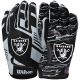 Wilson NFL Stretch Fit Receivers Gloves WTF9326LV Black One size