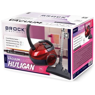2. BROCK BVC 5002 RD bagged vacuum cleaner